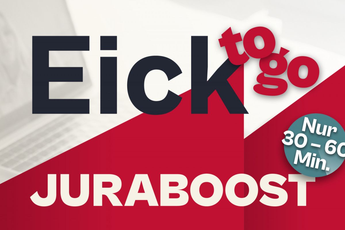 Bochum: Eick to go – der Juraboost für den Alltag Cover